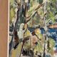 Original Swedish Oil on Canvas - "Natural Landscape" - Signed - Vintage and Framed - 68 × 56 cm