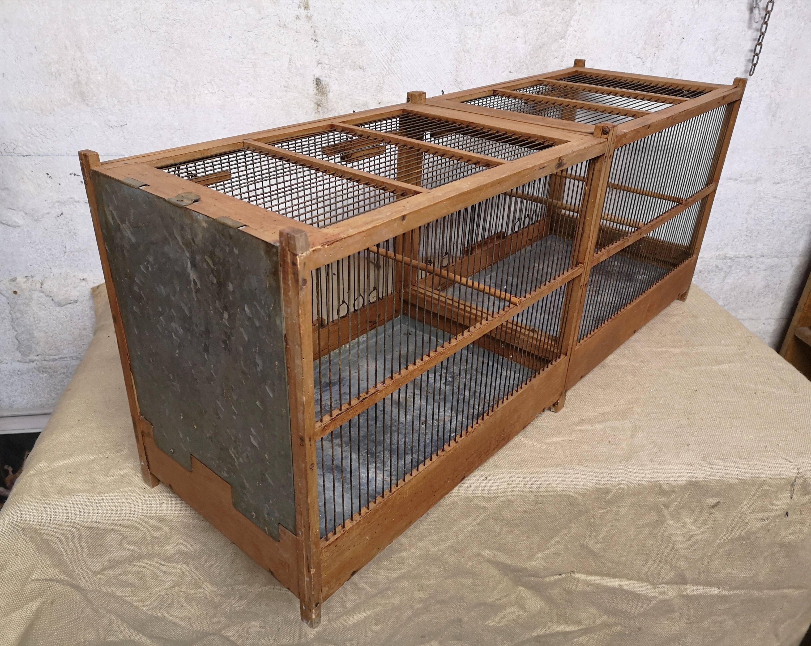 Old aviary bird cage 110 cm