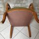 Fauteuil anglais velours vert