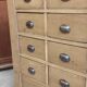 Seed trader's furniture with 20 fir drawers