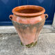 Large ancient jar in glazed terracotta – H. 56 cm