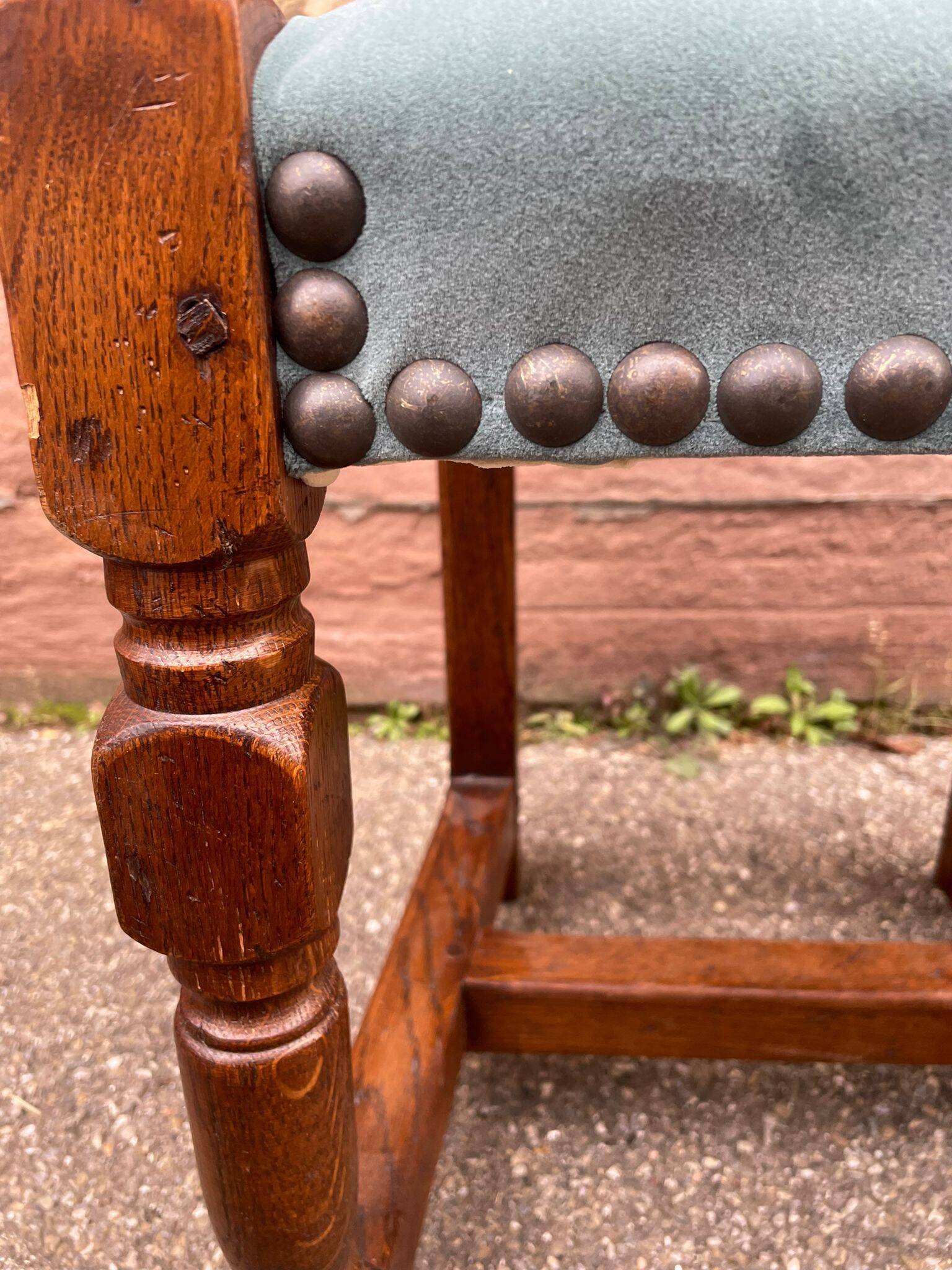 8 vintage Spanish renaissance chairs