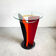 Postmodern Multicolored Italian Memphis Design Pedestal Gueridon Side Table