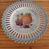 Dish with fruit patterns