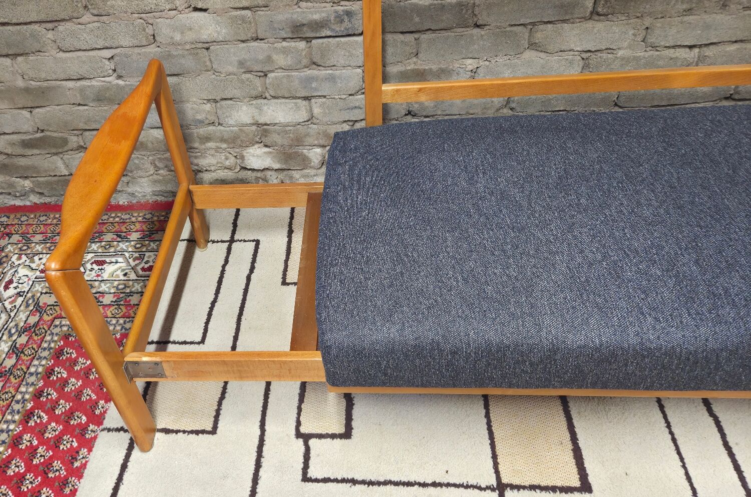 Convertible Scandinavian daybed canapé 1960