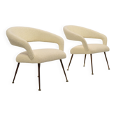 Set of Italian DU 55 Armchairs by Gastone Rinaldi for Rima, 1950s