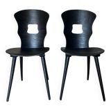 Pair of Baumann Gentiane chairs