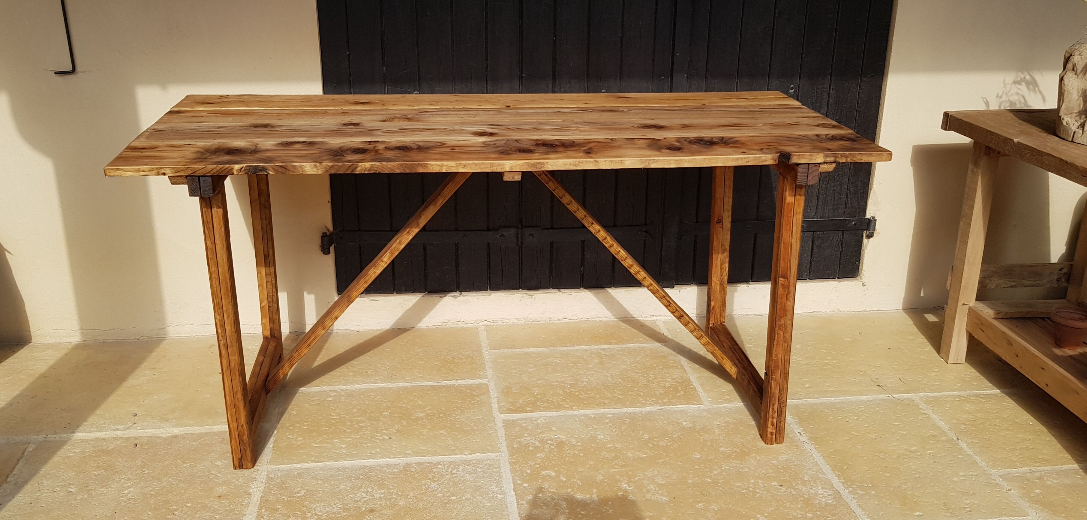 Ancienne table en sapin