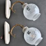 Set of 2 wall sconces