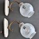 Set of 2 wall sconces