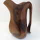 Pitcher free form 1960 wooden