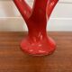 Set of two vintage “Alberello” coral vases