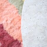 Travertine coffee table