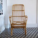 Rattan armchair