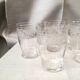 Suite de 5 gobelets en cristal de baccarat modele au cygne