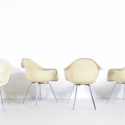 4 fauteuils DAX Eames années 60' Herman Miller mobilier international
