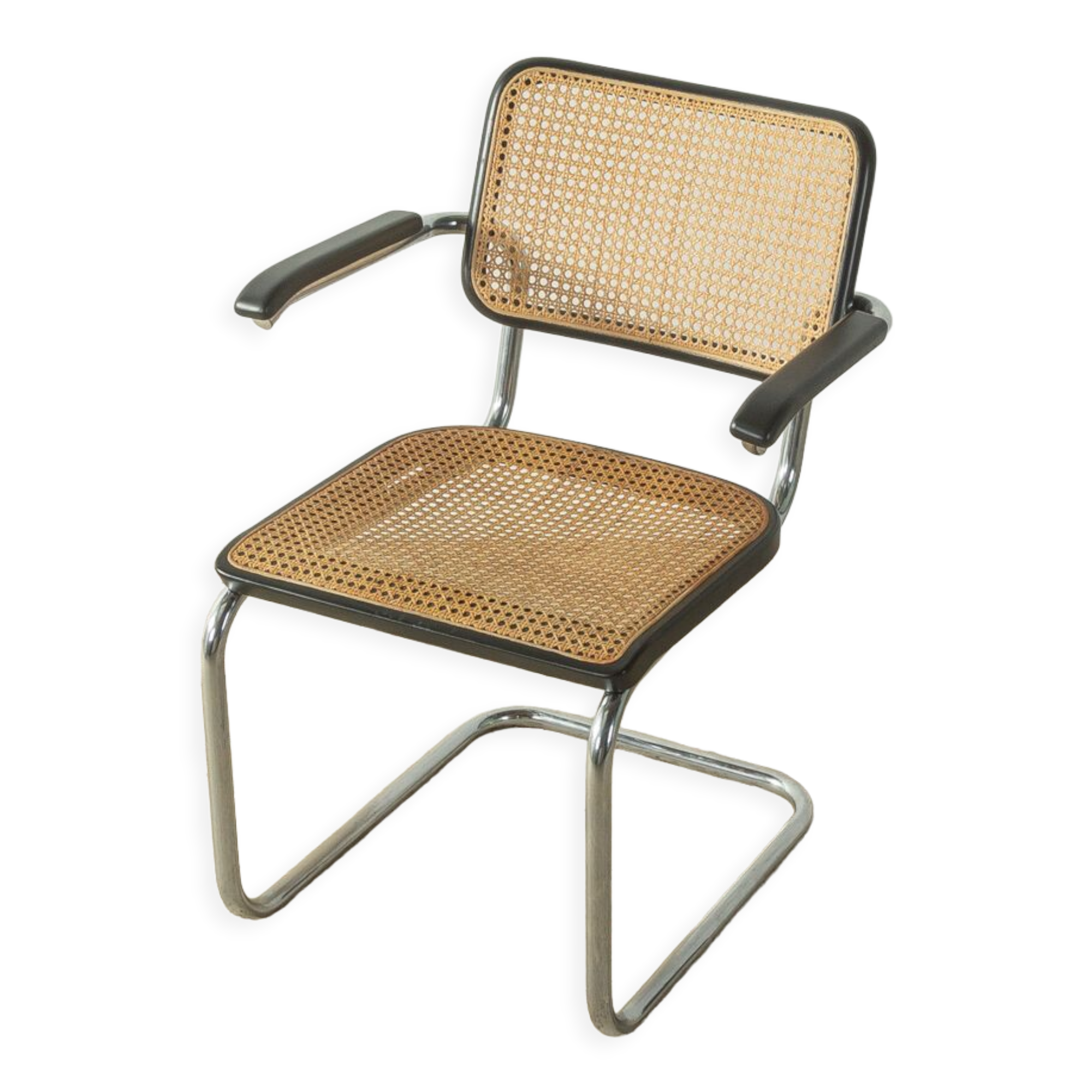 Tubular steel chair, model S 64, Marcel Breuer edition Thonet