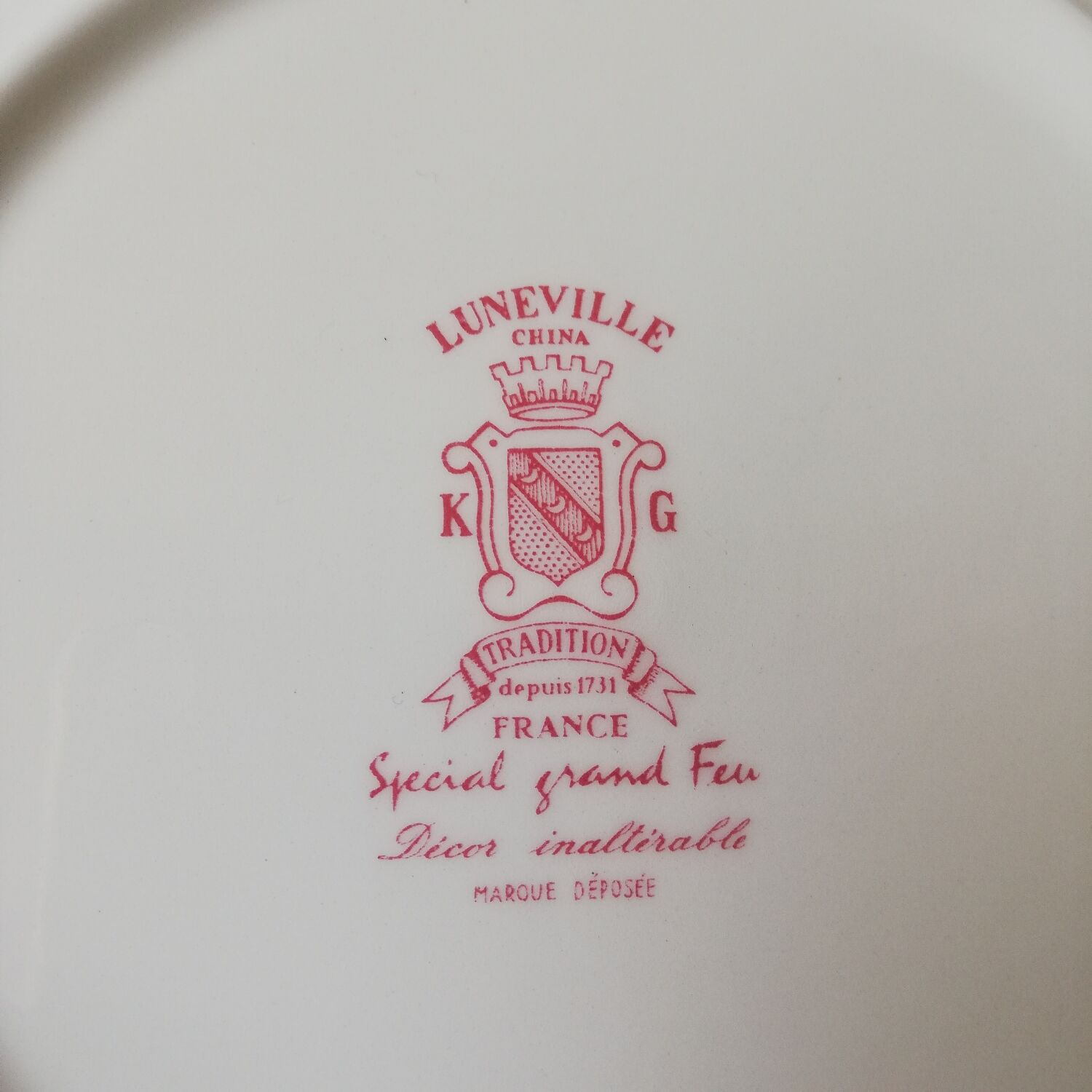 Lunéville Plates