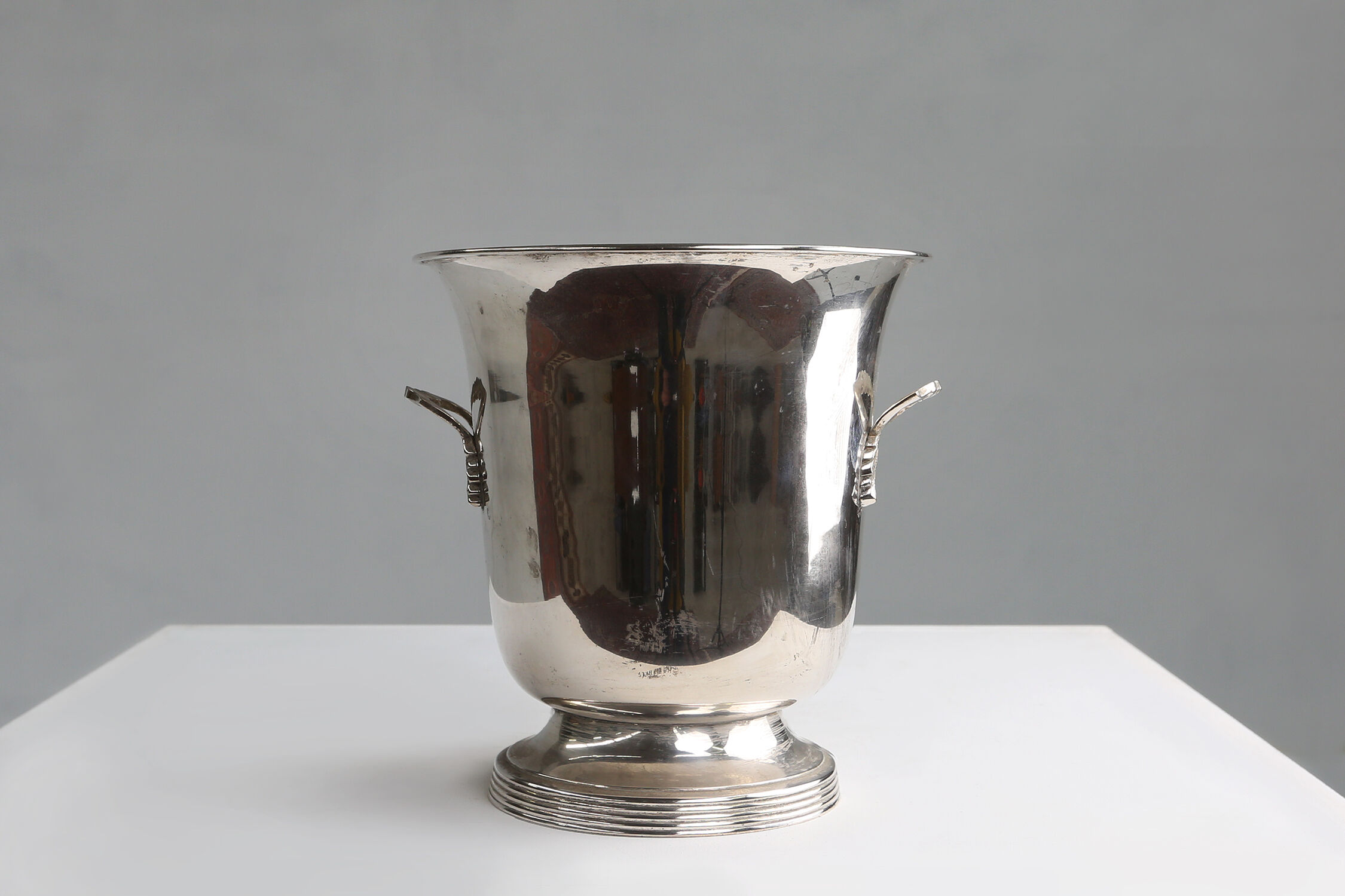 Old silver plated ice bucket ca.1900