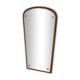 Miroir dans un cadre en bois, design danois, années 1980, fabriqué au Danemark