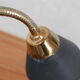 Pair of Swedish Brass Mid-Century Table Lamps
