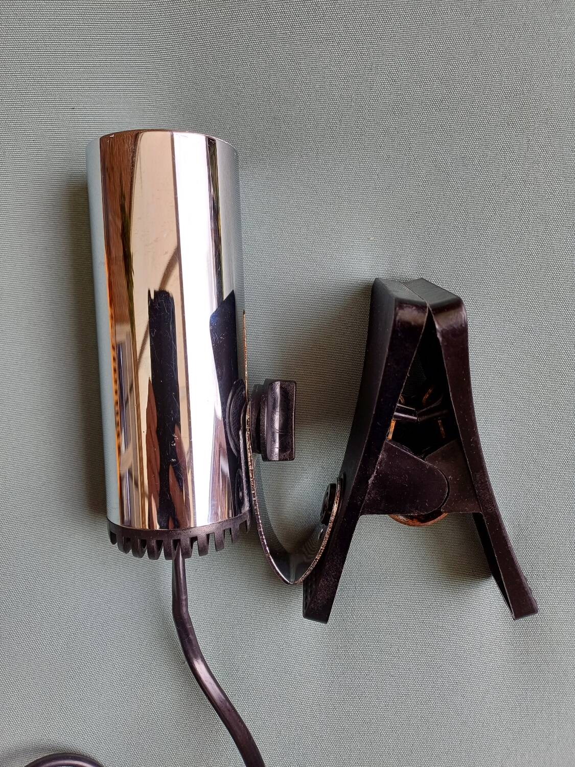 Vintage clip spotlight signed Targetti 70's