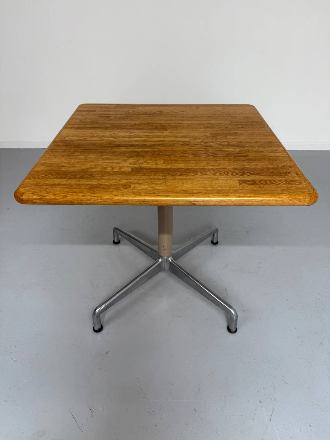 Belform small wooden and metal dining table from the 80s