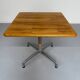 Belform small wooden and metal dining table from the 80s