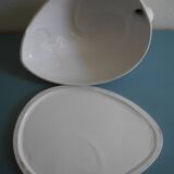 ancien plateau cloche fromage souris déco table vintage cheese board