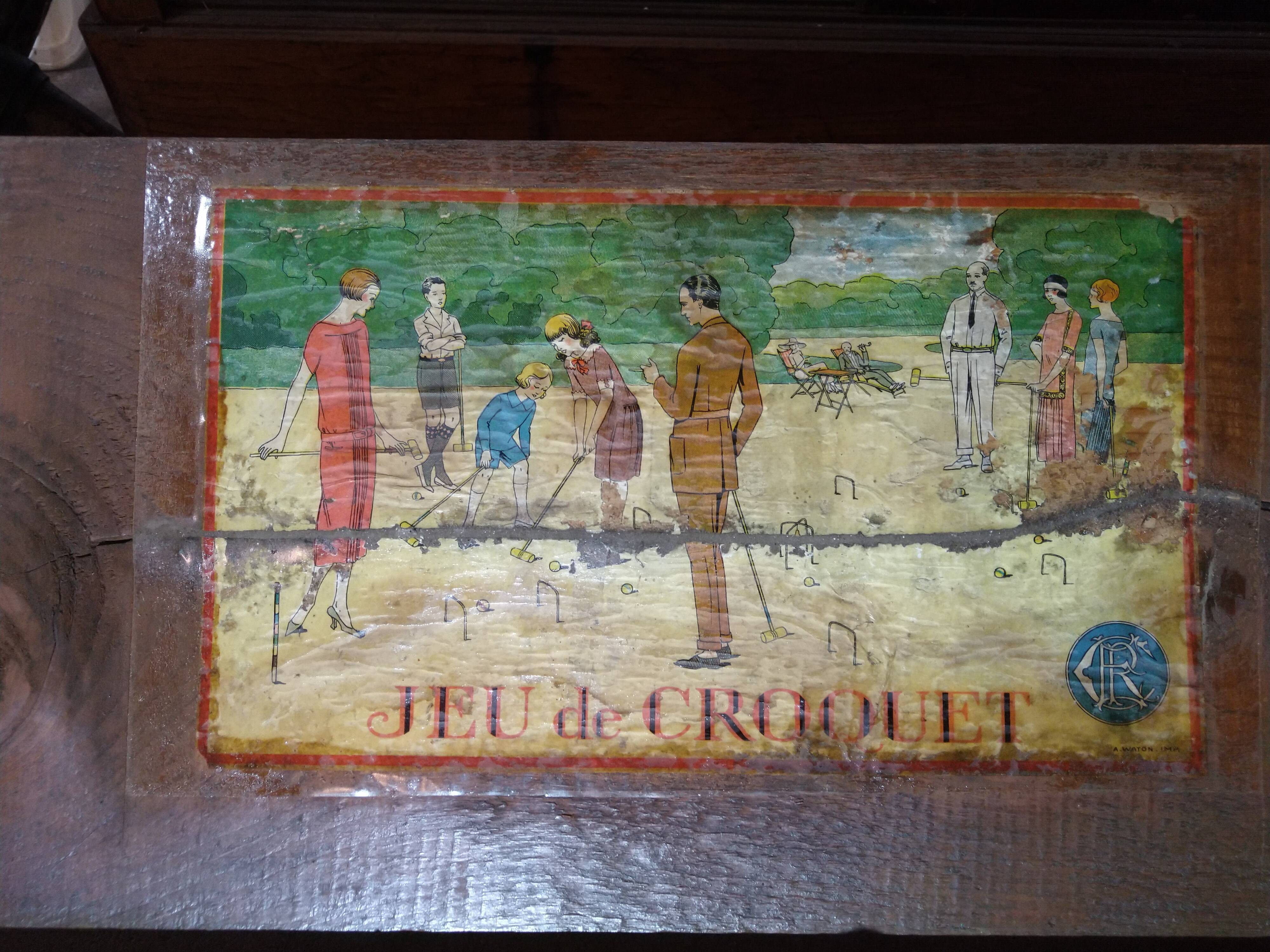 Ancient croquet game