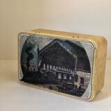 Sheet metal box screen printing old station