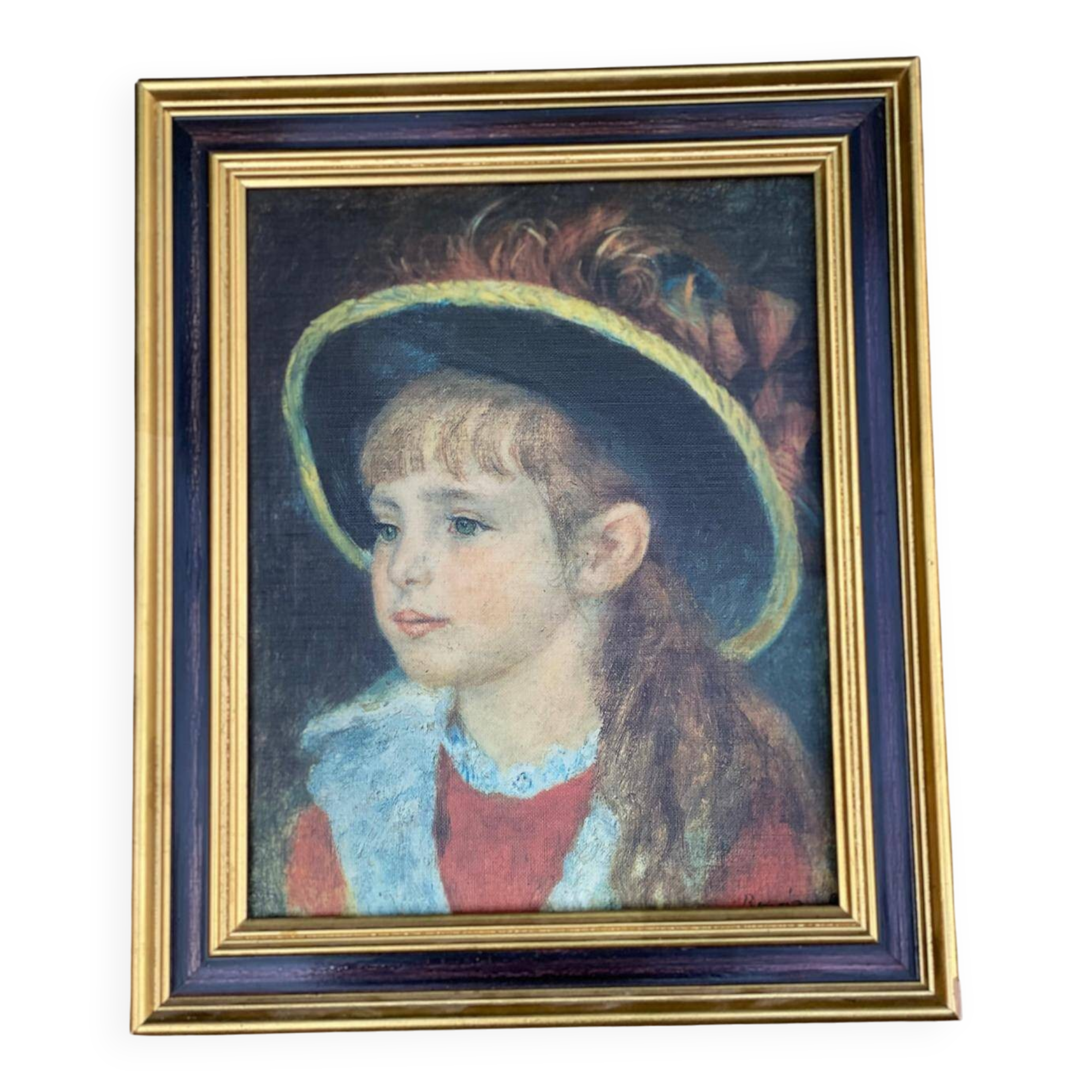 Oil painting on canvas reproduction of Auguste Renoir girl 30x36
