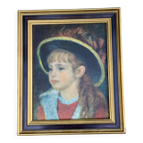 Oil painting on canvas reproduction of Auguste Renoir girl 30x36