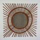Rattan mirror 60