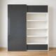 Ligne Roset Square Library - white lacquered with enamelled glass door