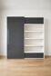 Ligne Roset Square Library - white lacquered with enamelled glass door