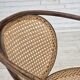 1950s, swivel armchair, bent wood, furniture mesh.