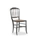 Cane chair in turned and blackened wood. Napoleon III.