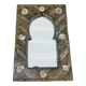 Miroir marocain vintage à décor mauresque