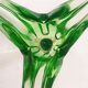 Glass centerpiece, germany, 1970s