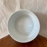 Contemporary white salad bowl