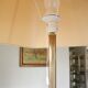 Golden metal lamp lamp 60s