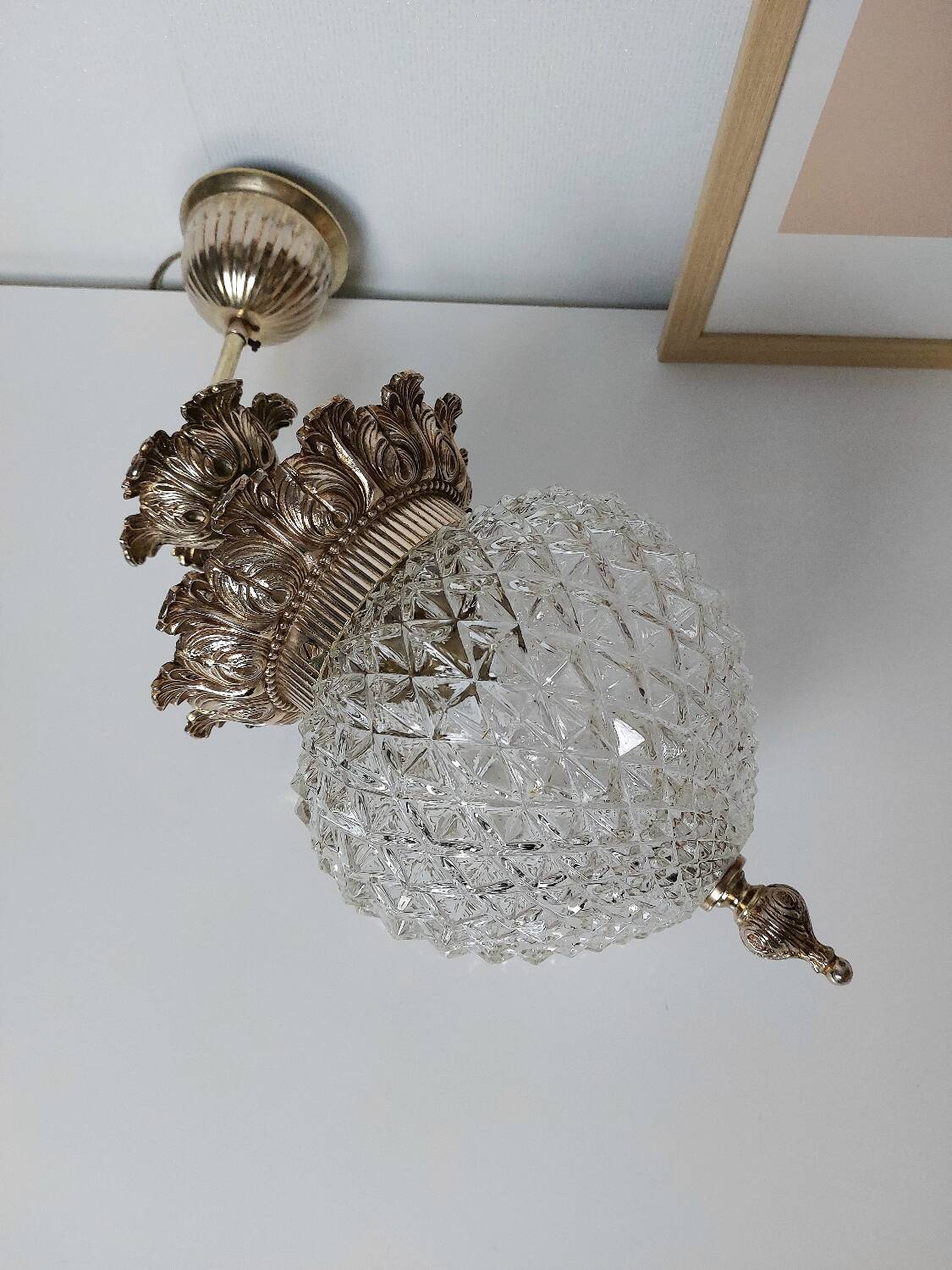 Art Nouveau ceiling chandelier
