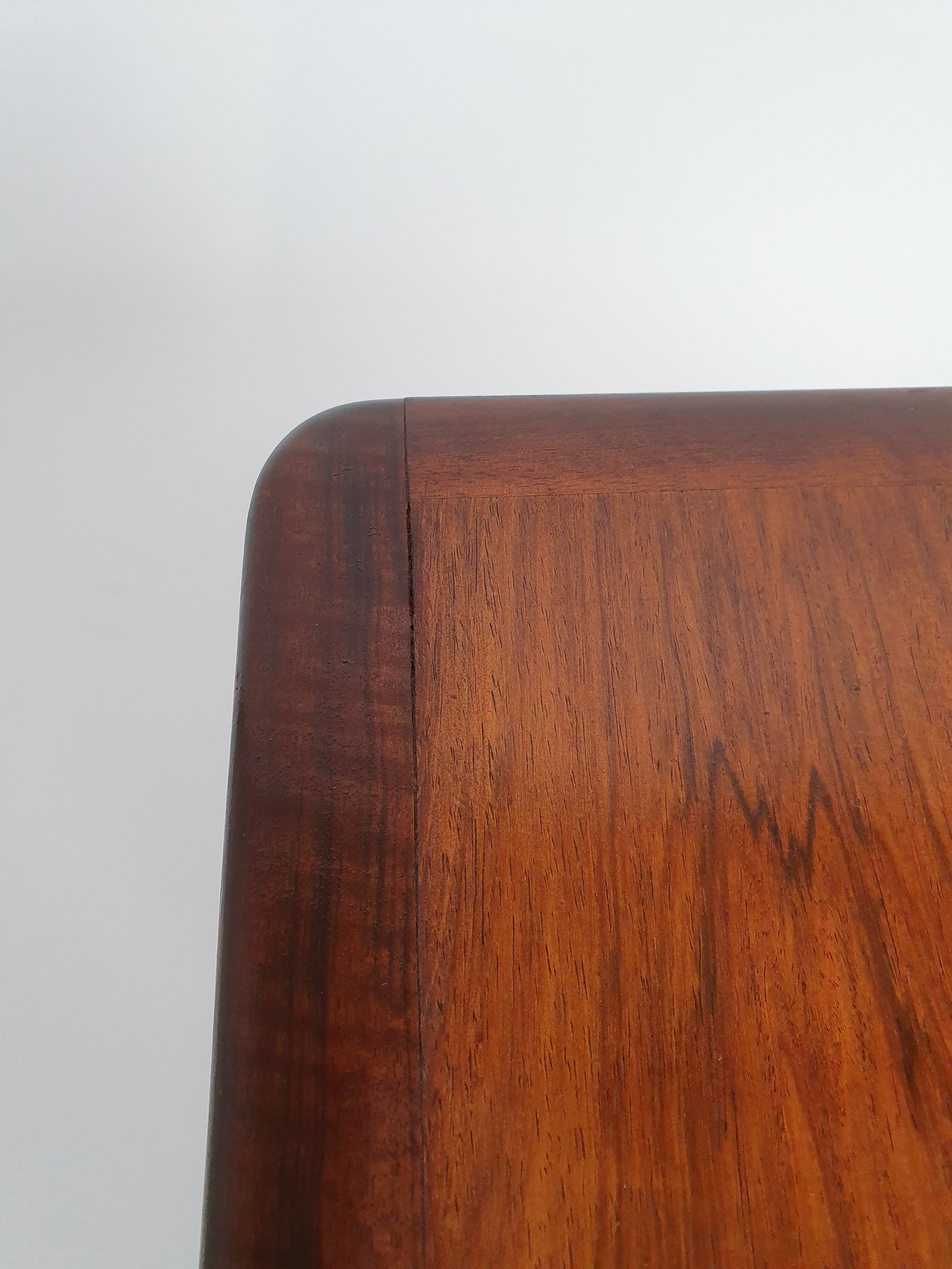 Table à café topform en bois de rose du milieu du siècle, années 1960