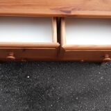 Commode pin massif 1980