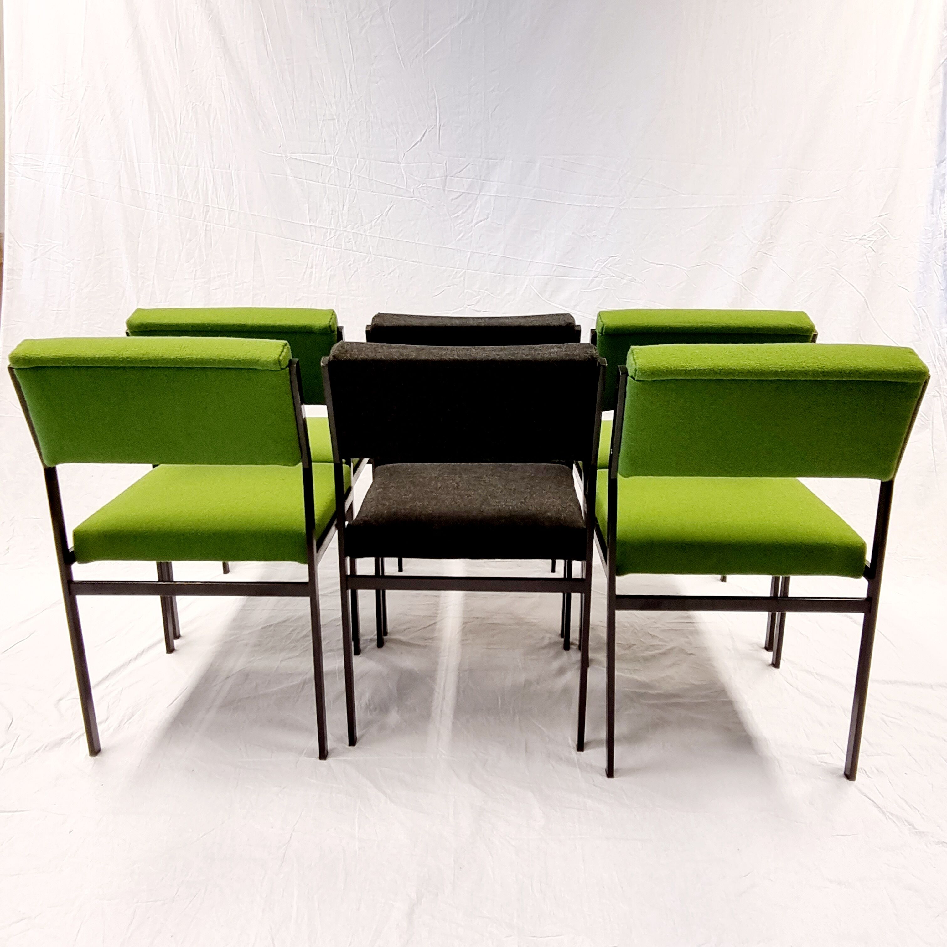 Japan Series Dining Table and Chairs by Cees Braakman for Pastoe, 1960s, Set of 7