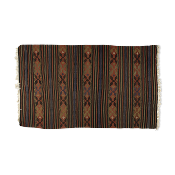 Tapis kilim anatolien fait à la main 227 cm x 167 cm
