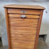 Antique curtain filing cabinet from the 50s