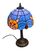 Vintage style Tiffany lamp | lampshade with cat motif