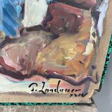 Family portrait signed Patrice Landauer